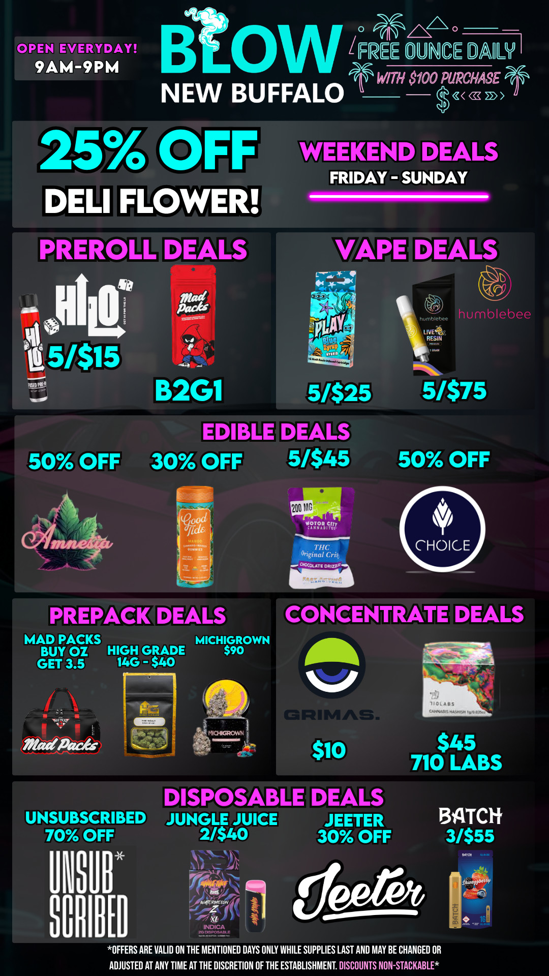 Marijuana Dispensary Live Deals in Westfield, Indiana