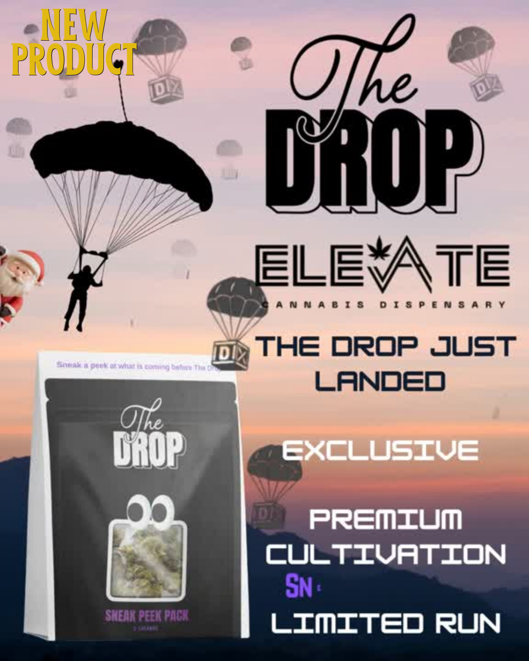 NS Noituntrinn wniwaeici anisrroxa csoNul Ism clOal0 osti. A VSN3dSIO 13 Id V N N ti cam ilvation u trtiew risk ii netts L / Introducing: The Drop  New York's Next Premium Small-Batch Cultivar Has Landed at Elevate.Family-grown. Small batch. Handcrafted for the true connoisseur.Elevate is proud to carry The Drop, a NY-born premium indoor cultivation brand delivering some of the most selective genetics and limited-run batches in the state.This week, we're offering an exclusive Sneak Peek 2g release of Kush Mintz  your first taste of what this family team has been perfecting from legacy roots to high-end Colorado craft.Each batch is curated, limited, and designed for those who appreciate true quality. Get it while it lasts  once it's gone, it's gone. 127 S. Terrace Ave, Mount Vernon elevatecannabisny.com 914-966-1001