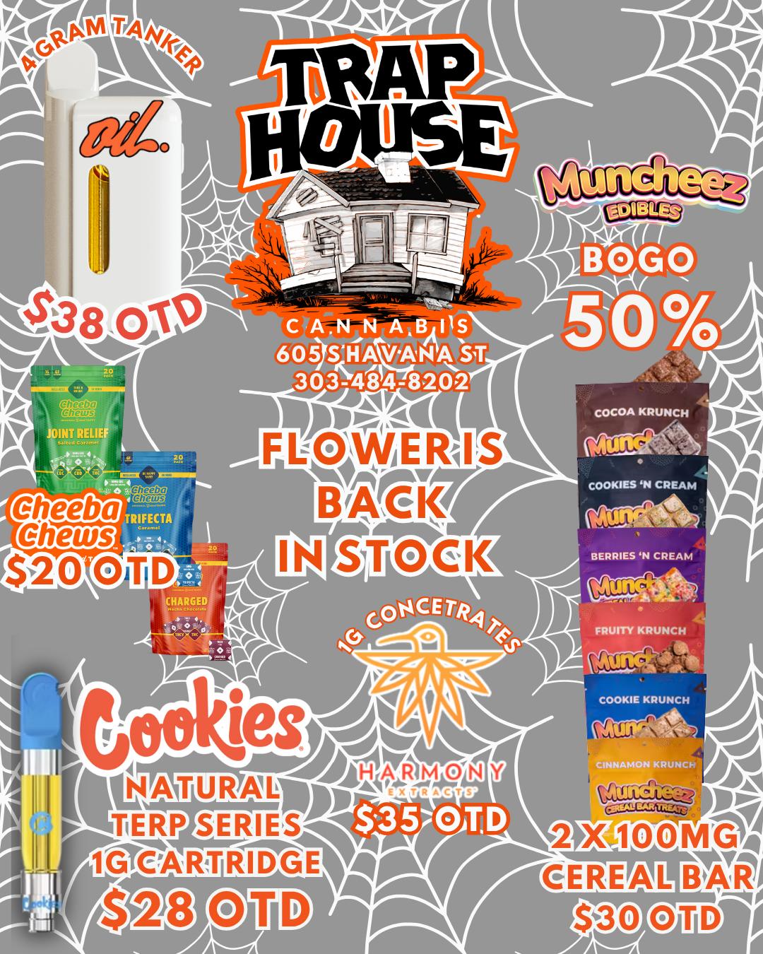 WW1 VA 0004 ot -4/4/4717 I pg41 4 1 INN MO IVATU-Rfilso 4As TIERP SERIES. M OM4 laZARTRII 14p CEREAL aft A A gilk 11-40 Al.....y. A / Check us out here!  https://traphousecolorado.com/ Stop on by!  605 S Havana St. Denver, CO 80247	