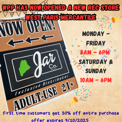 HAS 11911NOPENED INEMPARIS MERCANTILE 3CraCq305022 MONDAY -FRIDAY SAM - 6PM SATURDAY SUNDAY 10AM - 6PM time customers get 30 off ent re purchase offer evares 9/10/2025 / Tell your family and friends!!!