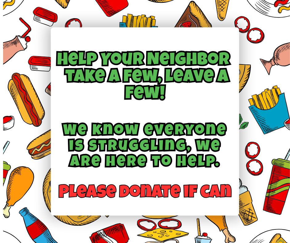  / WPP has set up a food donation box to help out neighbors. 