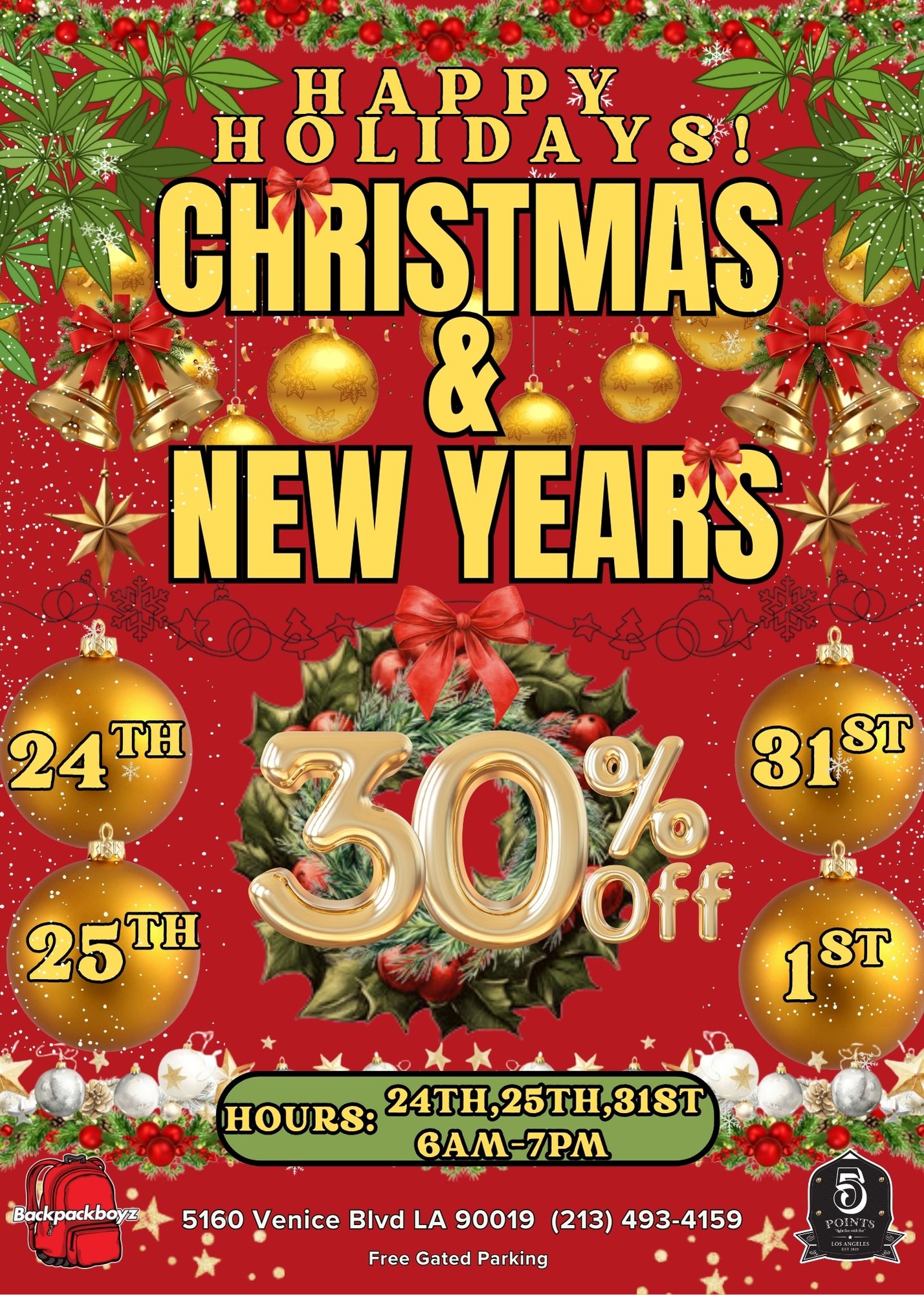 - . 141 . H 7 - .. . Y AIN- Yi y .. A -------- . 414 s 43cickpackboy. 5160 Venice Blvd Lit 90019 213 493-4159 1 f.L 1 - - ----j . Free Gated Parking 0 . / 