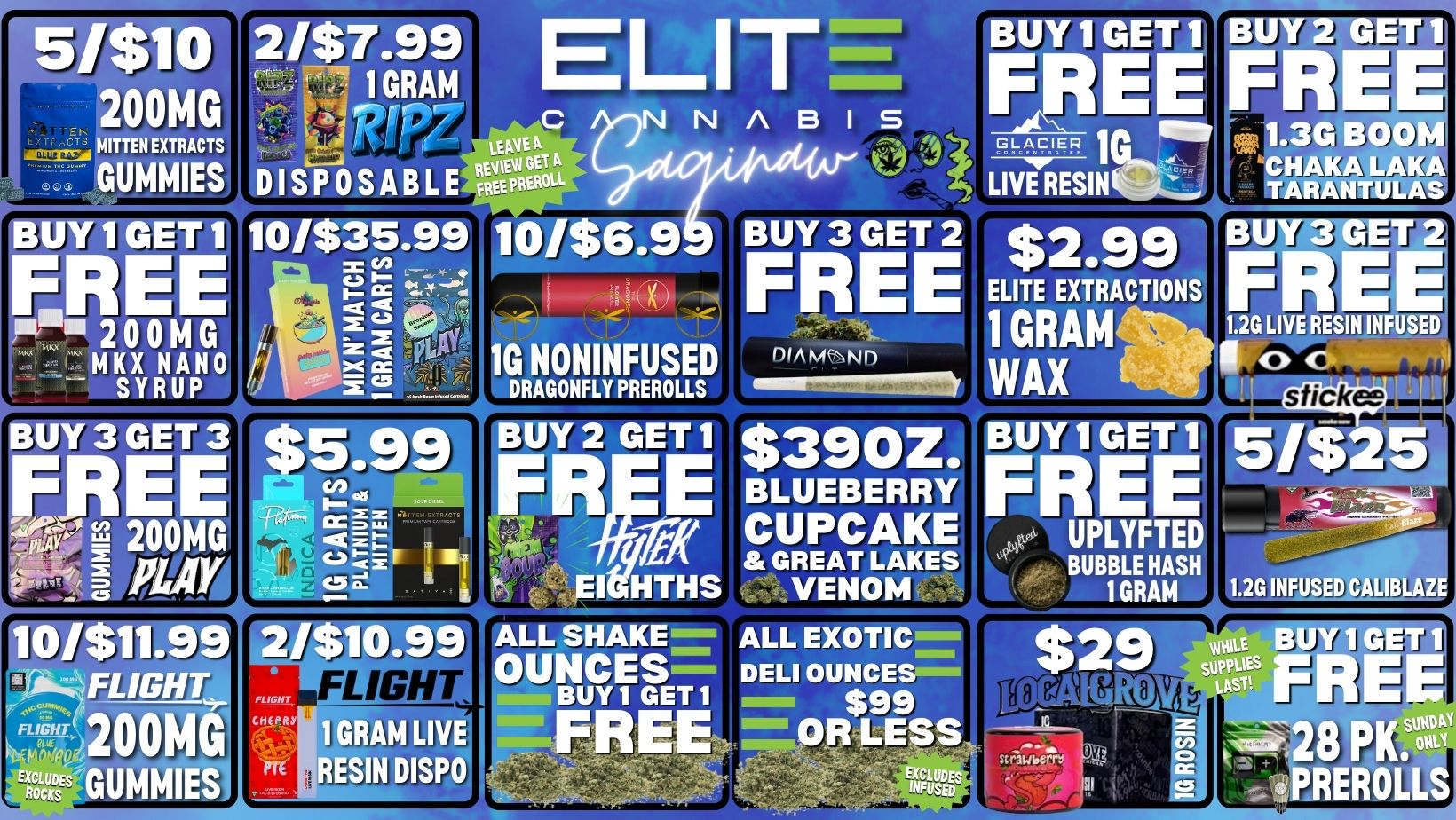 5/$10 2/$7.99 ELIT 1GRAM 200MG C NN A BIS MITTEN EXTRACTS - LEM A GUMMIEST DISPOSABLE REV GAT A. FREE PRER01.1. BUY 1 GET 1 BUY 2 GET 1 FRE REE G BOOM LIVE RESI GILADER AKA LAKA I /$35.99 10/$6.9 BUY 3 GET 2 $2.99 FREE -- -- - v ...... ELITE EXTRACTIONS i 1 GRAM 1G NON1NFU SED x0 DRAGONFLY PREROLLS ....-1-1- WAX 1.2G LIVE RESIN INFUSED 47 ft aa BUY 2 GET 1 $390z. BUY 1 GET 1 5/125 cn cc g C- 10/$11.99 12/$10.9 FLIGHTrr 200 GU E BLUEBERRY FREE r4 CUPCAKE UPLYFTED GREAT LAKES BUBBLE HASH El HTHS VENOM 1 GRAM ALL SHAKE ALL EXOTICsj ilitylii NCES- DELI OUNCE . 77 BUY 1 GET 1 $99 eLutukiwu OR LESS 1.2G INFUSED CALIBLAZE on.E. BUY 1 GET 1 suPus FREE 28 Prot 4PREROLLS / 
