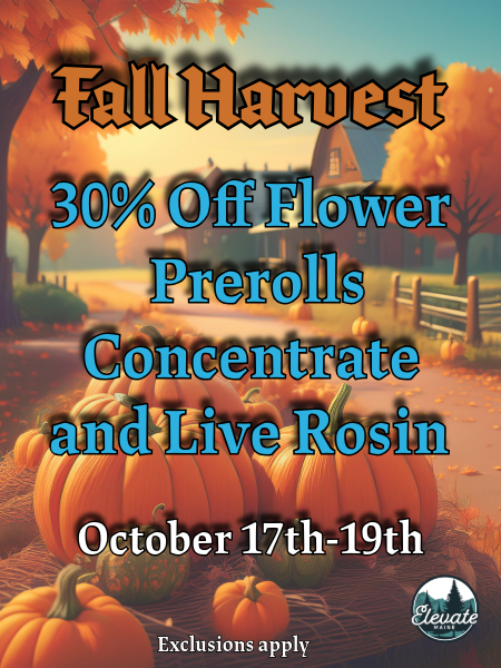 tlarUC.St Conce Live October 17th-19th Exclusion apply / Elevate Maine