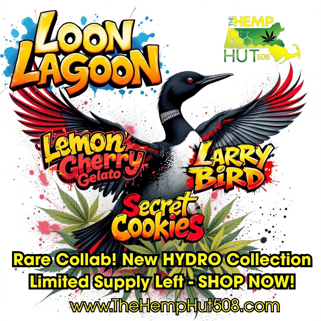 Loom kirgo -al .... r-- may Alex 130m- tectet CookeS Rare.Collab NewHYDROCollection i . 0 ii---ilk Limited Supplyleft - SHOP NOW 41010141T4 ith wwwTheHempHutg08. / 