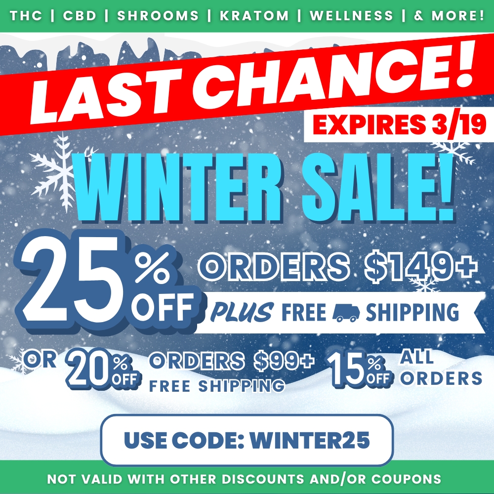  /   Last Chance! - Save Up To 25% Off, Plus Free Shipping with Code: WINTER25 | Expires 3/19 | Shop Now: www.thegreendragoncbd.com