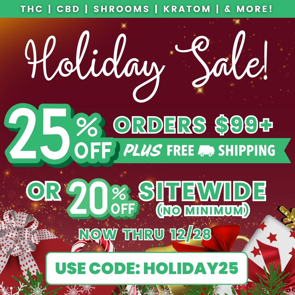 livedeal image /  Holiday Sale - Save Up To 25% Off, Plus Free Shipping Now Thru 12/28 With Code: HOLIDAY25! Shop Now At https://www.thegreendragoncbd.com/
