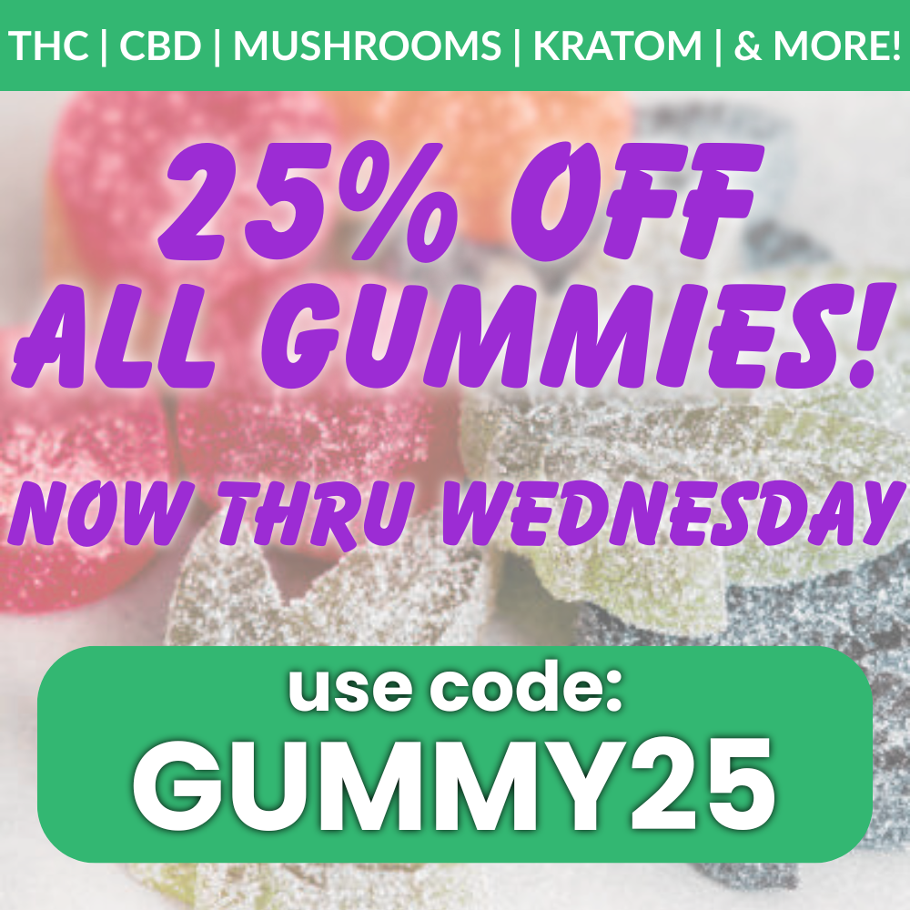 THC I CBD I MUSHROOMS I KRATOM MORE Pr2wa ALL Ovn MIES .. NOW THRU WEDNESDAY alor a--t 14 t /  FLASH SALE  25% OFF ALL GUMMIES  THC, CBD, mushrooms, kratom, sex supplements & more - Now Thru WED. 1/21 With Code: GUMMY25 | Shop Now At https://www.thegreendragoncbd.com/