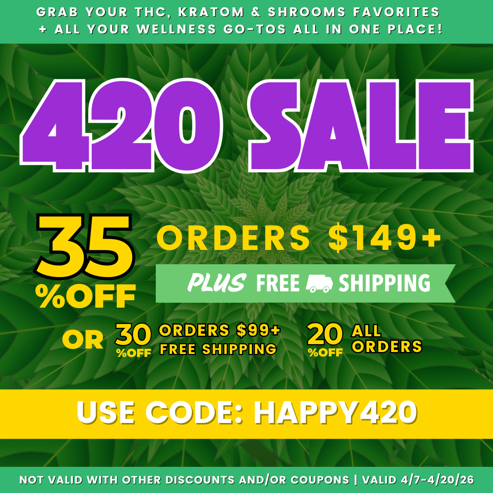 GRA v/VIIDI 1-HC KRAT S if ALL 7.R JELSNESS GO A IPA ALLI I S FAVORITES N ON E PLACE 4 35 ORDERS 149 ALMS FREE ait SHIPPING Irr fjp / 7 -J..Prir - -I / Smoking Deals for 420! Up to 35% off.  Don't miss the sale of the year on gummies, vapes, & more.  Use Code HAPPY420.  Expires 4/20.  https://www.thegreendragoncbd.com/shop-all-products?utm_medium=mms&utm_source=leafbuyer&utm_campaign=420