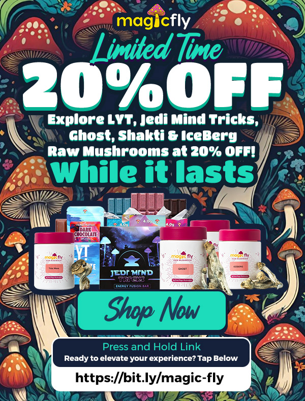 magicfly 1-- Titre 10116/o0P11 Explore LTV Jodi Mind Tricks N Ghost Shakti Icellerg d. Raw Mushrooms at 20 mil While it lasts -Cam -or Press and Hold Link Ready to elevate your experience Tap Below https//bit.Iy/magic-fly -11121111111. / Limited Time  20% OFFExplore LYT, Jedi Mind Tricks Mushroom products, and Ghost, Hillbilly Pumpkin & IceBerg Raw Mushrooms at 20% OFF! While it lasts.Shop now at magicfly.com