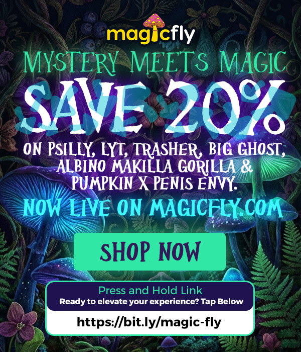 magicfly MYSTERY MEETS MAGIC SAVE 20 ON PSILLY LYT TRASHER BIG GHOST ALBINO MAKILLA GORILLA PUMPKIN X PENIS ENVY. NO1411 ON AAGICRY.COPt SHOP NOW Press and Hold Link Ready to elevate your experience Tap Below https//bit.Iy/magic-fly / Mystery meets magic  Save 20% on Psilly, LYT, Trasher, Big Ghost, Albino Makilla Gorilla & Pumpkin x Penis Envy. Now live on Magicfly.com