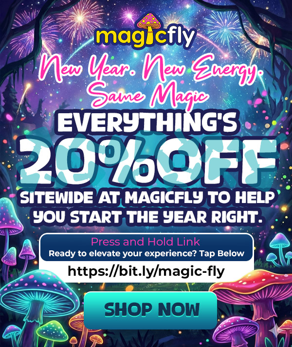 EVERVIHI GS . ... ...... 1.1 . .A ostcto F F . .. . SI TENIDE. T MAGI CFC TO HELP I 90U START THE YEAR RIGHT. . Ready to elevate your experience Tap Below / New Year. New Energy. Same Magic Everything's 20% OFF sitewide at Magicfly to help you start the year right.Shop now at magicfly.com