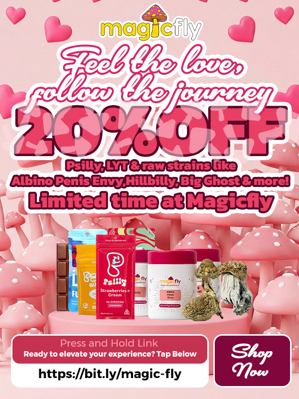 Press and Hold Link Ready to elevate your exrience Tap Below https//bit.Iy/magic-fly /  Feel the love, follow the journey  20% OFF Psilly, LYT & raw strains like Albino Penis Envy, Hillbilly, Big Ghost & more! Limited time at Magicfly.