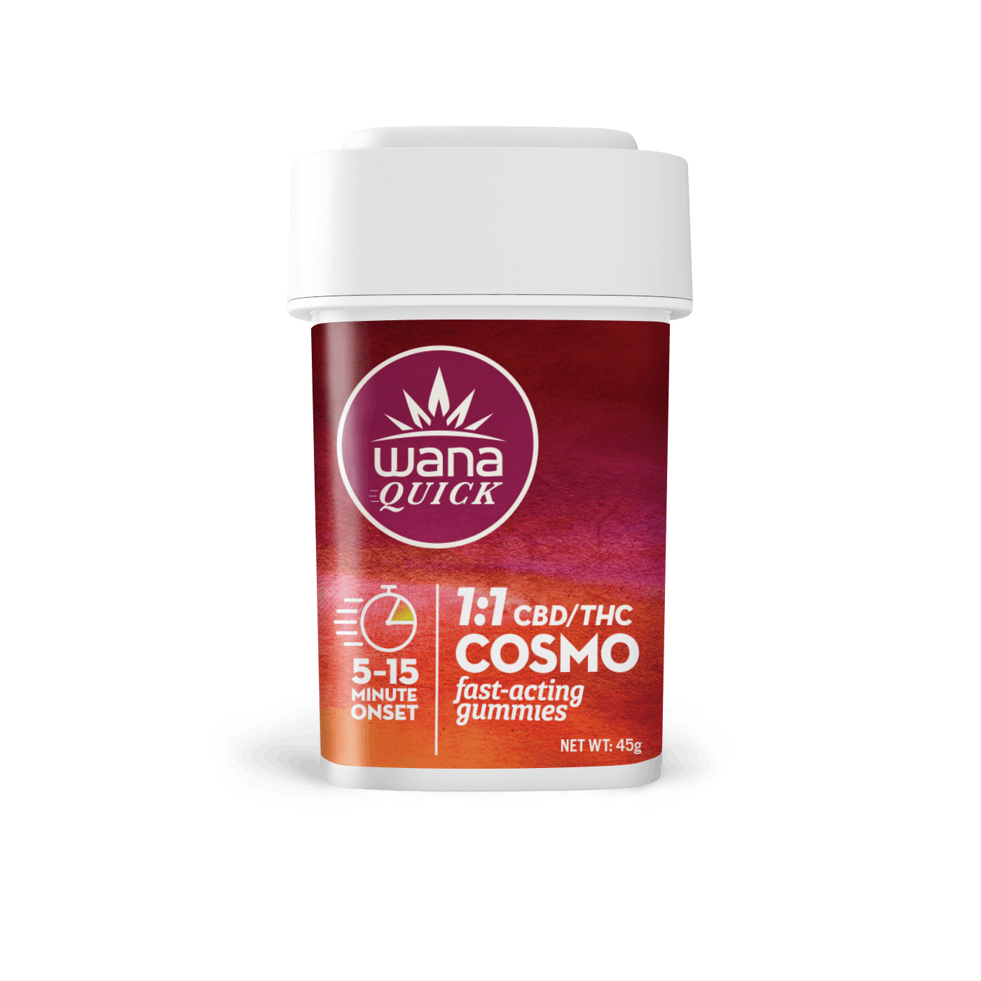 71 CBD/THC II 515 COSMO MINUTE fast-acting NSET gummies NET WT 45g / Price Drop Alert! Wanna Quick Cosmo 1:1 Now 50% off $9 OTD! see budtender for details