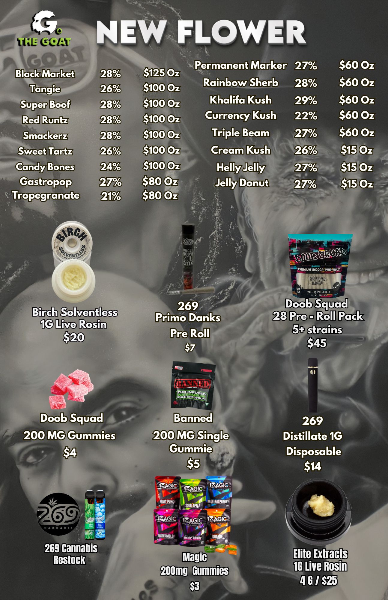 EW FLOWER Black Market $125 Oz ThEeD giipsaac0 Smacker Sweet Tartz Candy Bones Permanent Marker 27 $60 Oz Rainbow Sherb 28 $60 Oz Khalifa Kush 29 $60 Oz Currency Kush 22 $60 Oz Triple Beam 27 $60 Oz Cream KushSf - $15 Oz 27 $15 Oz 27 $15 Oz ae1c1qp UKTq7cacil Helly Jelly Jelly Donut ouroorani. J.FREW Birch Solventless Rosin 5 strains $45 Squad 260 MG Banned Con gthclib Gummie 269 Distillate 1G Disposable $14 4rfrAG lc 111 7-4frAGIC INGIC 1111 A en r AR MP 17.AC. 4G ic 1144.-6G1. 269 Cannabis Restock Elite Extracts 1G Live Rosin 4 GI $25 / 