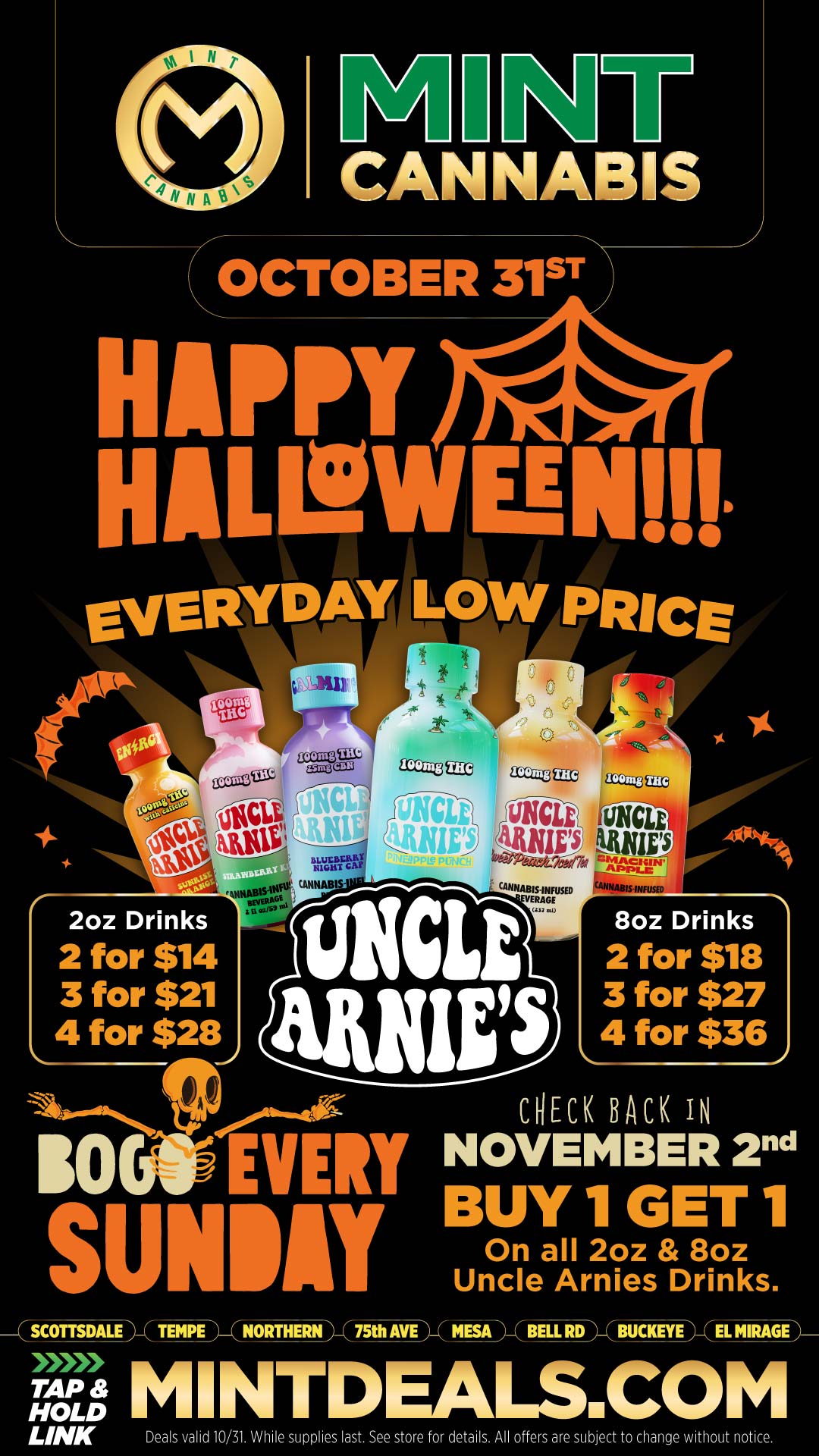 appou Flaw abueqD o1 paiqns we siejjo IId sielap Jai aims aas 1Sel sauddns agIM 1.2701 Pp spec 1103SIVE41N NN/7 070H 9 CCC 3A3131111 C I111 TEM VS3D1 3AV IDSL I t Es 3d1W131 31VOSLLO3S iv imns z098 zoz He uo IL 1 9 Ana put 211 SW AON NI 3V2 133V 95 $101 LZS 1011 BLS 101 Z smupg zog 411i N 0130 S SYN NV3 / Happy Halloween from your favorite Uncle. Click here for your closest MInt: https://mintdeals.com/arizona/