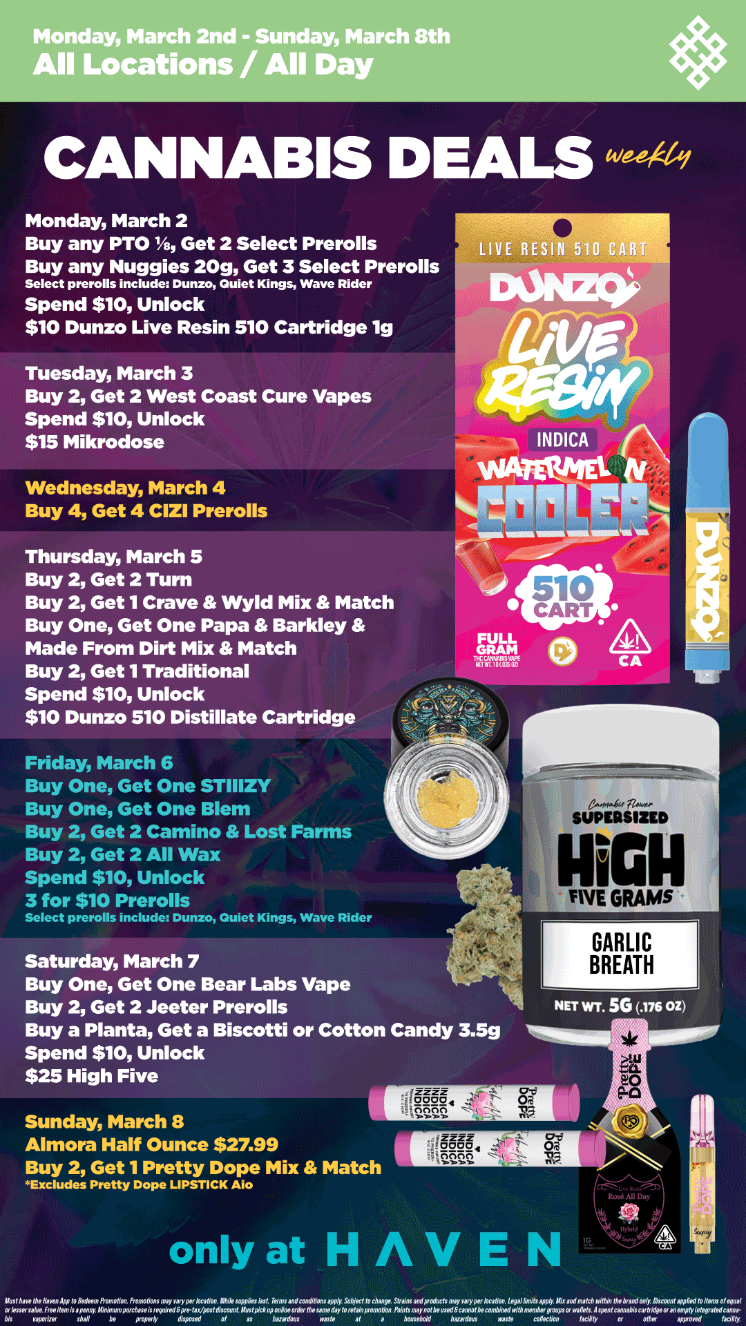  / Shop your favorite brands on sale this week at HAVEN! 