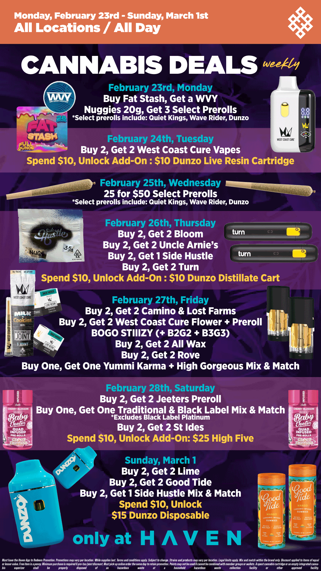  / Shop your favorite brands on sale this week at HAVEN!