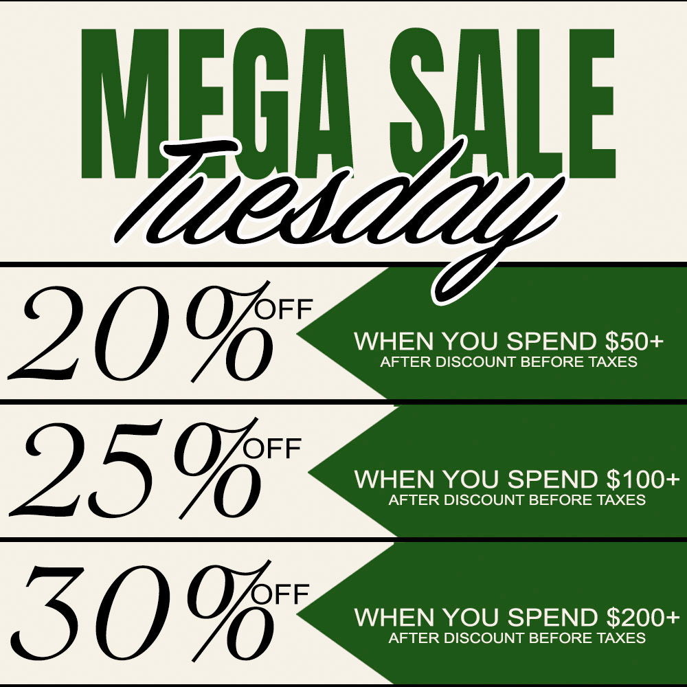 117-F011 SALE 20 OFF WHEN YOU SPEND $50 AFTER DISCOUNT BEFORE TAXES 2 5 FF 0 F F WHEN YOU SPEND $100 AFTER DISCOUNT BEFORE TAXES WHEN YOU SPEND $200 AFTER DISCOUNT BEFORE TAXES / MEGA SALE TODAY DONT MISS IT!THE MEDICINE WOMAN DISPENSARY 9058 ROSE ST BELLFLOWER CA 855-TMW-MEDS 
