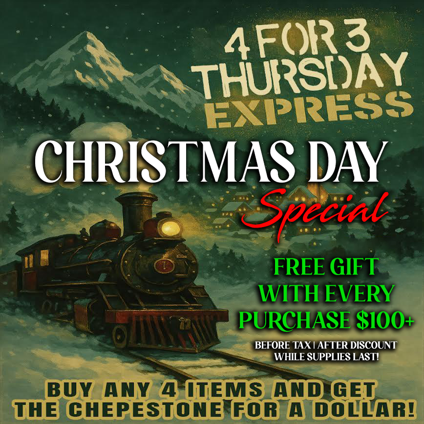 4F0113 N-THURSDM 441.1 EXPRESs CHRISTMAS DAY. FREE CIF WITH EVER S FORE TAX AFTER DISCO WHILE SUPPLIES LAST 7 BUY ANY 4 ITEMS AND TiEtCHEMESTONEKOR- A DOAPAR / MERRY CHRISTMAS WE ARE OPEN ALL DAY! Buy 3 & get 4th for ONLY $1 ALL orders $100+ today will get a FREE wrapped MYSTERY GIFT! 9AM-PMTHE MEDICINE WOMAN DISPENSARY 9058 ROSE ST BELLFLOWER CA855-TMW-MEDS 