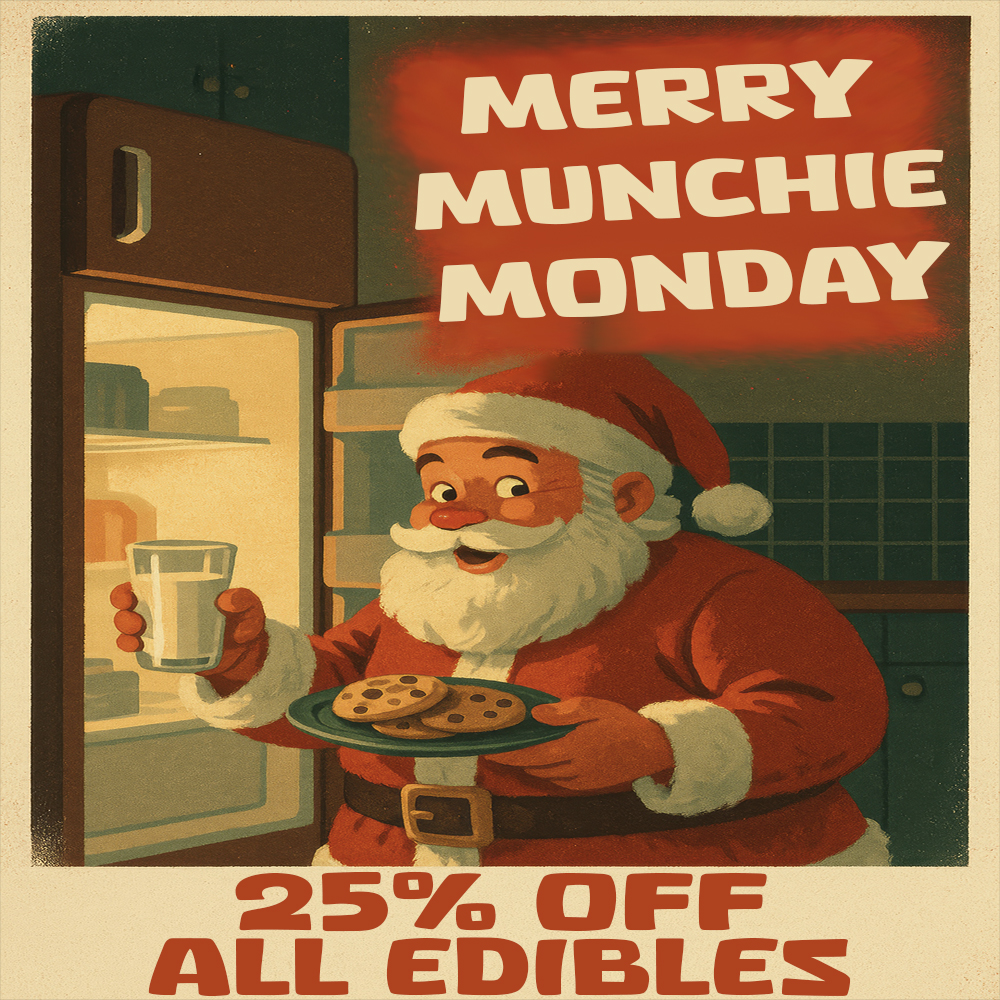 MERRY IMUNCHIE MONDAY M5V0 OFF ALL EDIBLES / MUNCHIE MONDAY!25% OFF ALL EDIBLES!THE MEDICINE WOMAN DISPENSARY 660 TONNELE AVE JERSEY AVE855-TMW-MEDS 