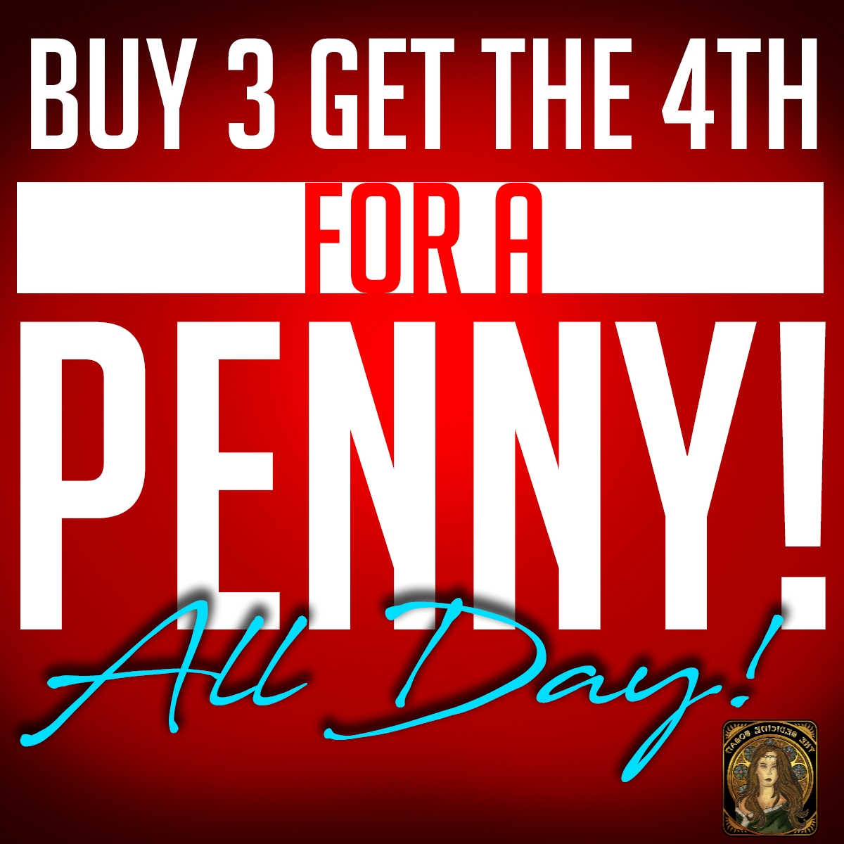 BUY 3 GET THE 4TH III III / Buy 3 get 4th for ONLY 1 PENNY! Today only!The Medicine Woman Dispensary 660 Tonnelle Ave Jersey City NJ 855-TMW-MEDS 