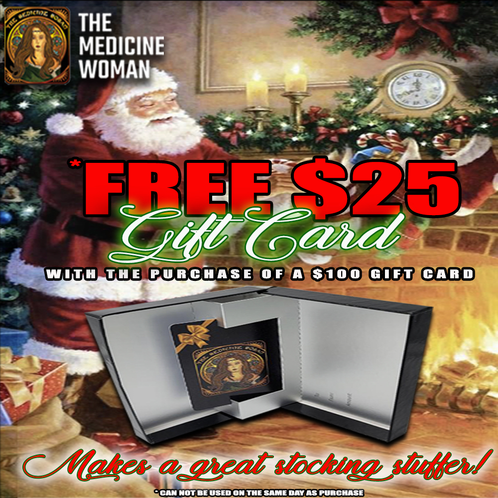 cffa4.es- goe e a t skaams4fhfA/ / GET YOUR XMAS GIFT AT THE MEDICINE WOMAN DISPENSARY! BUY $100 GIFT CARD GET A FREE $25 GIFT CARD (Gift card cannot be used same day as purchase) THE MEDICINE WOMAN DISPENSARY 9058 ROSE ST BELLFLOWER CA 855-TMW-MEDS 