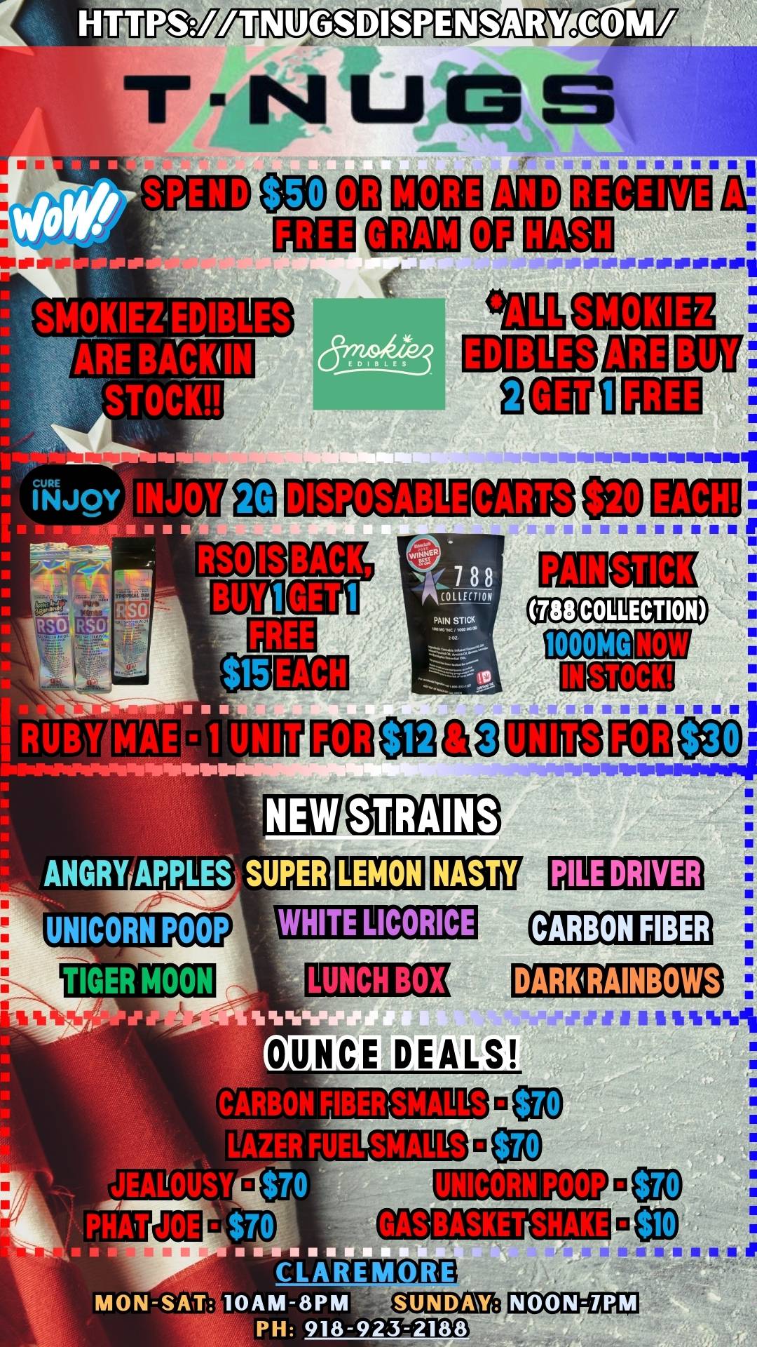 Marijuana Dispensary Live Deals in Pryor, Oklahoma