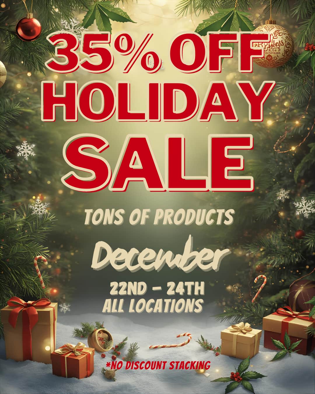 livedeal image / Happy Holidays all week long at Dabbs!https://dabbsdispensary.com/shop-dabbs-menu/