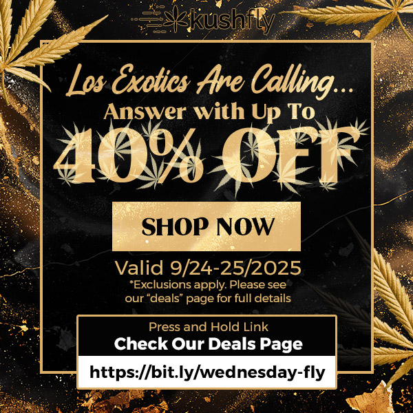 Va I id 9/24-25/2025 Exclusions apply. Please see our deals page for full details Press and Hold Link Check Our Deals Page https//bitlyMednesday-fly / Los Exotics Are Calling Answer with Up to 40% OFF Shop now at https://bit.ly/wednesday-fly