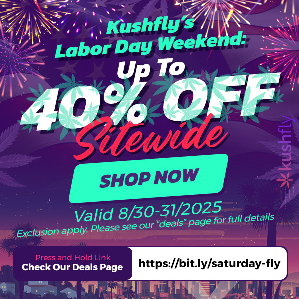 /11h Kashtly -- Labor Day Wee U To 40. OFF SHOP NOW Valid 8/30-31/2025 Exclusion apply. Please see oureals page for full details 1 Hold Ink Check Our Deal Page https//bit.Iy/saturday-fly litAiith Fr PIN / Kushfly's Labor Day Weekend: Up to 40% OFF Sitewide!Shop now at https://bit.ly/saturday-fly